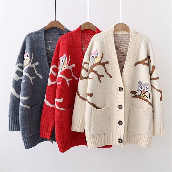 female new arrival sweater 2019 autumn winter fashion women cardigan animal print knit outerwear beige blue red, White
female new arrival sweater 2019 autumn winter fashion women cardigan animal print knit outerwear beige blue red, White