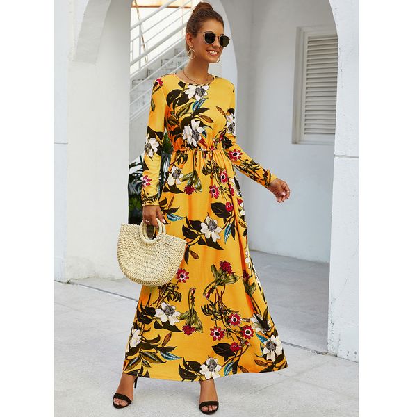 2019 new winter explosion models in europe and pocket printing long-sleeved round neck dress waist dress, Black;gray
2019 new winter explosion models in europe and pocket printing long-sleeved round neck dress waist dress, Black;gray
