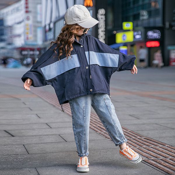 ins korean girls coats fashion bat sleeve children's clothing 3-15 years new spring and autumn kids clothes for girl, Blue;gray
ins korean girls coats fashion bat sleeve children's clothing 3-15 years new spring and autumn kids clothes for girl, Blue;gray