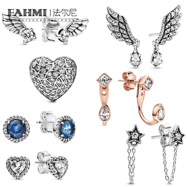 fahmi 100% 925 sterling silver rose geometric shapes stud sparkling blue stud sparkling heart stud earrings dangling angel wing
fahmi 100% 925 sterling silver rose geometric shapes stud sparkling blue stud sparkling heart stud earrings dangling angel wing