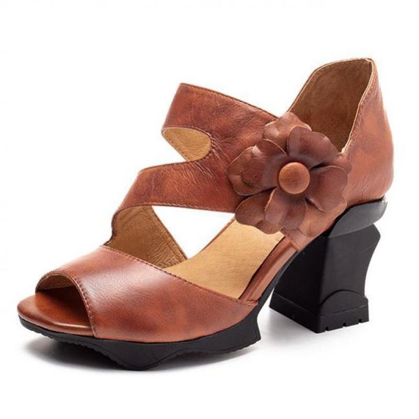 yourseason retro high heels flower sandals genuine leather casual hook loop floral sewing handmade concise office lady shoes, Black
yourseason retro high heels flower sandals genuine leather casual hook loop floral sewing handmade concise office lady shoes, Black