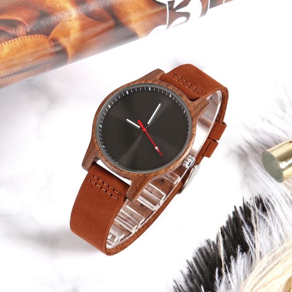 

women watches ladies' luxury bamboo wood timepieces silicone straps marca de lujo great gifts for girls 2020 new, Slivery;brown