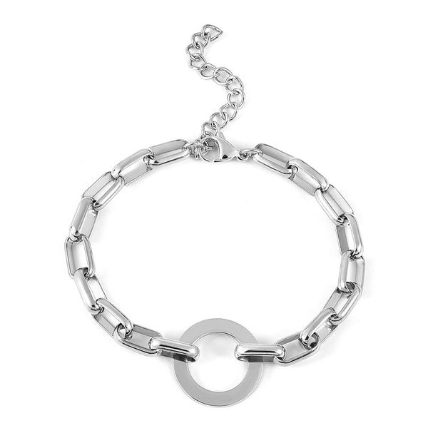 vintage punk round rectangle link chain bracelet for round circle connection pendant bracelets bangle women men jewelry, Black
vintage punk round rectangle link chain bracelet for round circle connection pendant bracelets bangle women men jewelry, Black
