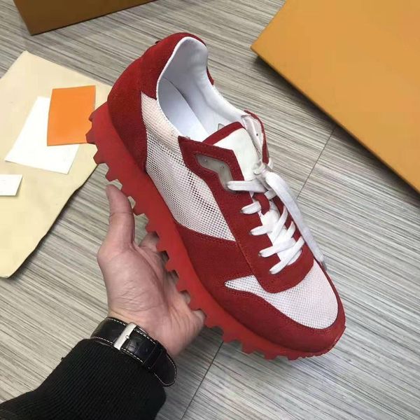 2019 HOT TOP NEW Designer sneakers Brand Woman Man Shoes Leather Mesh Mixed Color Trainer Runner Shoes Unisex Size US
2019 HOT TOP NEW Designer sneakers Brand Woman Man Shoes Leather Mesh Mixed Color Trainer Runner Shoes Unisex Size US