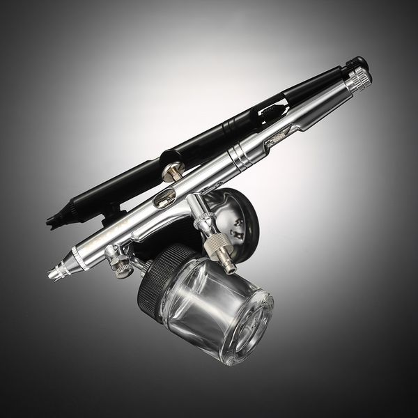 multi-purpose mini spray gun professional dual-action airbrush kit air control air-brush + eyedropper 0.25mm 7cc & 22cc for art
multi-purpose mini spray gun professional dual-action airbrush kit air control air-brush + eyedropper 0.25mm 7cc & 22cc for art