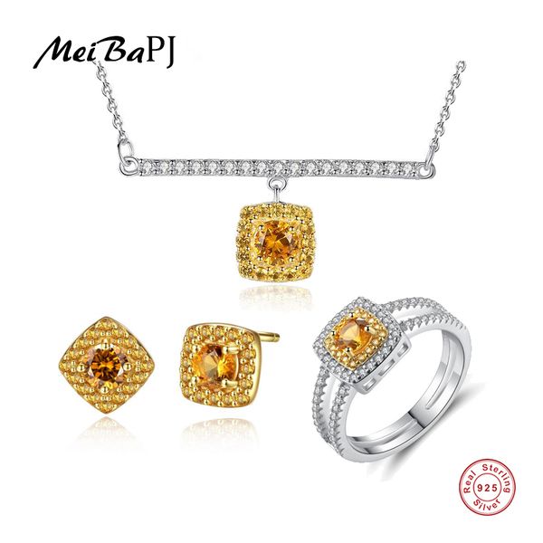 meibapj new rainbow stone 3 suit jewelry set real 925 sterling silver pendant earrings ring fine charm jewelry for women, Black
meibapj new rainbow stone 3 suit jewelry set real 925 sterling silver pendant earrings ring fine charm jewelry for women, Black