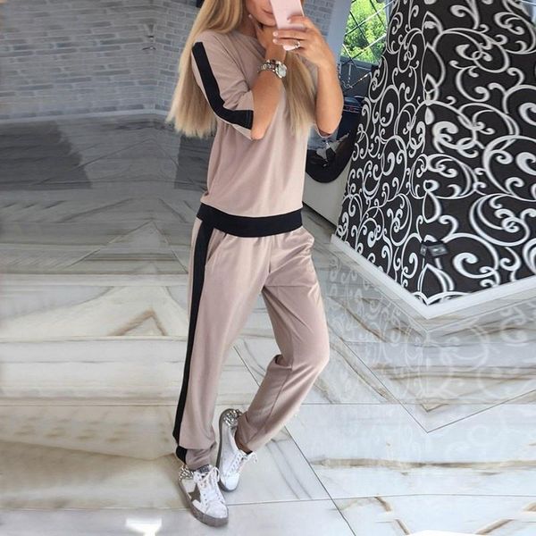 женщины наборы повседневный tracksuit новейший осени o шеи короткими рукавами спортивный костюм две пьесы комплекты женский спортивная конве, Gray
женщины наборы повседневный tracksuit новейший осени o шеи короткими рукавами спортивный костюм две пьесы комплекты женский спортивная конве, Gray