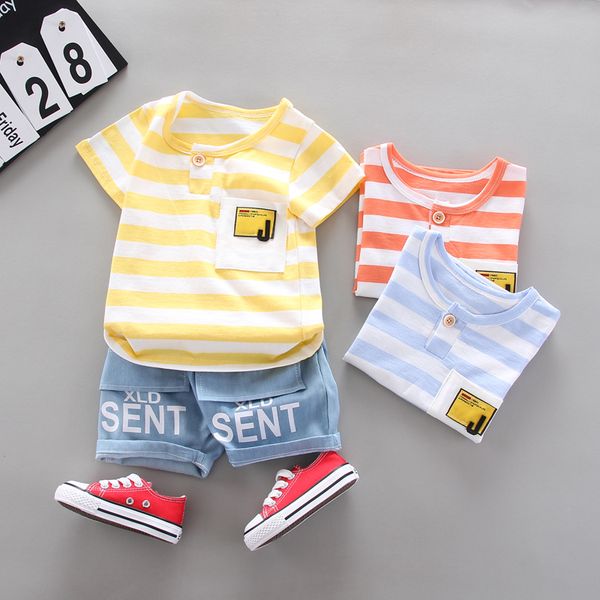 cotton baby boy clothes fashion striped set summer new short sleeve t-shirt suits children clothing boys outfit, White
cotton baby boy clothes fashion striped set summer new short sleeve t-shirt suits children clothing boys outfit, White