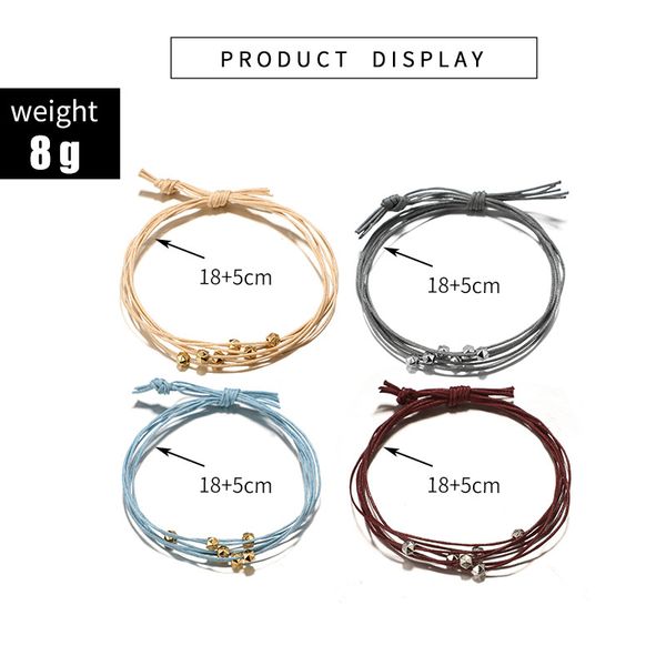 10 pcs/set women's fashion geometry braided rope bracelet bohemian retro jewelry accessories, Golden;silver
10 pcs/set women's fashion geometry braided rope bracelet bohemian retro jewelry accessories, Golden;silver