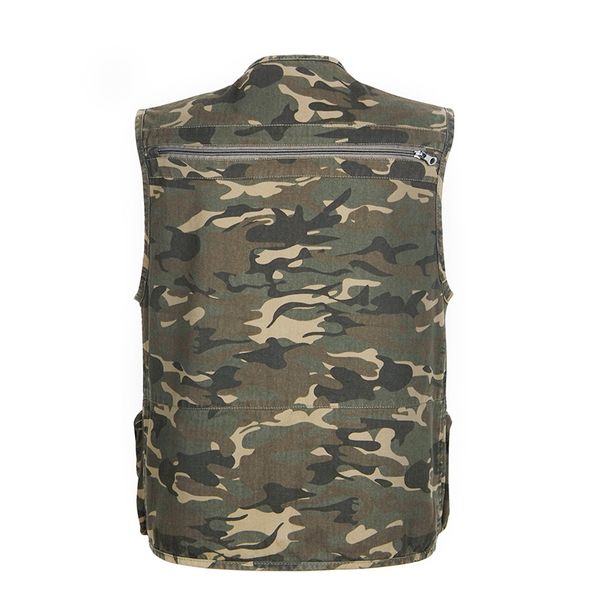 men's vests camouflage tactical vest men army green multi pocket travel pography, Black;white
men's vests camouflage tactical vest men army green multi pocket travel pography, Black;white