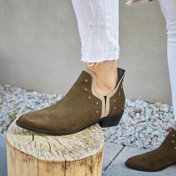 monerffi female boots casual rivet shoes woman autumn leather shoe zapatos de mujer comfortable boots solid color ankle, Black
monerffi female boots casual rivet shoes woman autumn leather shoe zapatos de mujer comfortable boots solid color ankle, Black
