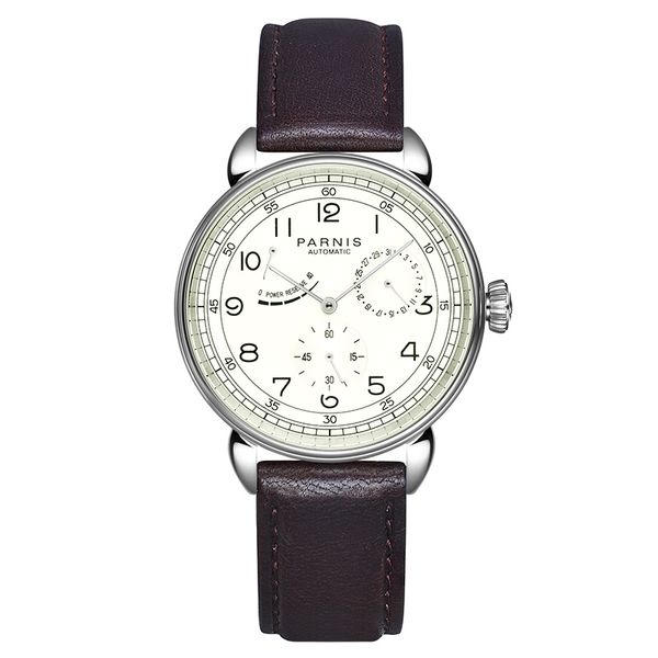 men watch,mens automatic watches man fashion self wind mechanical wristwatch waterproof clock sapphire reloj, Slivery;brown
men watch,mens automatic watches man fashion self wind mechanical wristwatch waterproof clock sapphire reloj, Slivery;brown