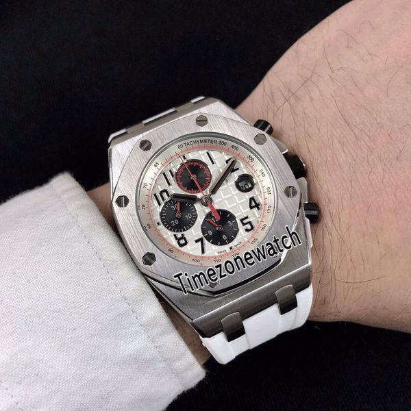 new 42mm oak white dial black subdial 26470st.oo.a027ca.01 automatic mens watch steel case white rubber strap wathes timezonewatch e54b2, Slivery;brown
new 42mm oak white dial black subdial 26470st.oo.a027ca.01 automatic mens watch steel case white rubber strap wathes timezonewatch e54b2, Slivery;brown