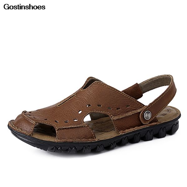sandals genuine leather casual shoes men for summer quality full grain leather sandalen erkek sandalet, Black
sandals genuine leather casual shoes men for summer quality full grain leather sandalen erkek sandalet, Black