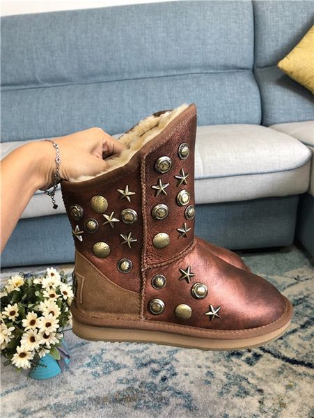 fashion platform snow boots women fur all-in-one short boots luxury design waterproof leather women's shoes rivet boots size 35-40, Black
fashion platform snow boots women fur all-in-one short boots luxury design waterproof leather women's shoes rivet boots size 35-40, Black