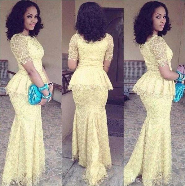 real image african prom dresses nigeria style mermaid formal evening dress jewel short sleeve elegant evening gown lace gowns robe de soiree, Black;red
real image african prom dresses nigeria style mermaid formal evening dress jewel short sleeve elegant evening gown lace gowns robe de soiree, Black;red