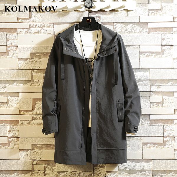 kolmakov new men's clothing 2019 mens windbreakers spring mans long trench coats 3xl homme casual men hooded outerwear overcoats, Tan;black
kolmakov new men's clothing 2019 mens windbreakers spring mans long trench coats 3xl homme casual men hooded outerwear overcoats, Tan;black
