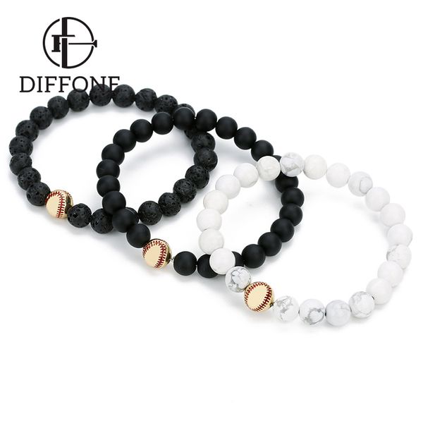 charm bracelets diffone cute football bracelet male femme real natural white turquoises oxyn lava stone braslets round yoga beaded braclet j, Golden;silver
charm bracelets diffone cute football bracelet male femme real natural white turquoises oxyn lava stone braslets round yoga beaded braclet j, Golden;silver