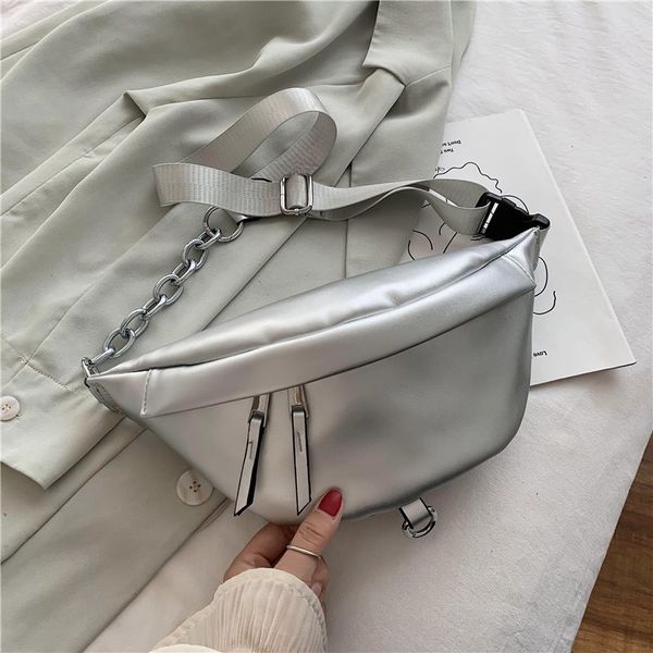 simple messenger bag lady 2020 chic fashion women hobos single shoulder chest crossbody pu leather silver handbag day clutches
simple messenger bag lady 2020 chic fashion women hobos single shoulder chest crossbody pu leather silver handbag day clutches
