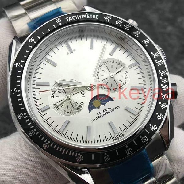 bracelet luxury speed moon mechanical mens designer stainless steel automatic movement watch sports watches self-wind wristwatches, Slivery;brown
bracelet luxury speed moon mechanical mens designer stainless steel automatic movement watch sports watches self-wind wristwatches, Slivery;brown