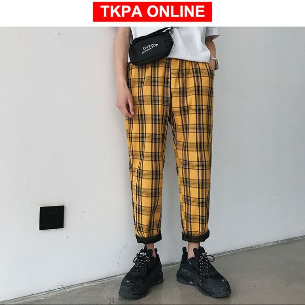 streetwear желтый плед штаны мужчины бегуны 2020 человек вскользь прямые шаровары мужчин корейский hip hop track plus size, Black
streetwear желтый плед штаны мужчины бегуны 2020 человек вскользь прямые шаровары мужчин корейский hip hop track plus size, Black