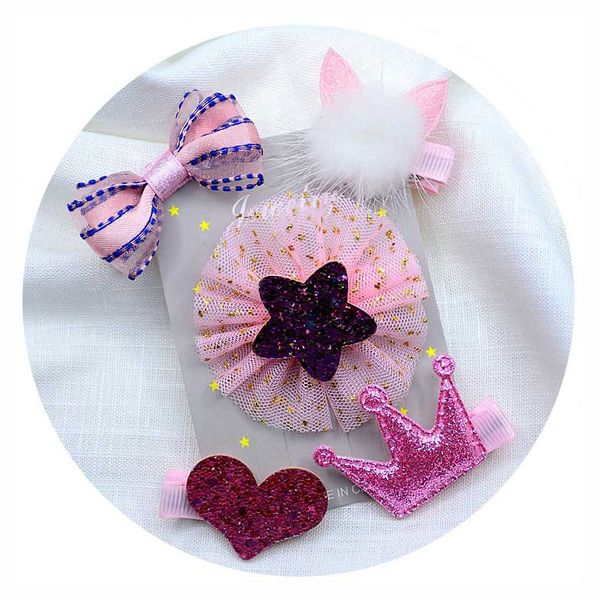 5pcs/set baby girls bow hairpins hair clip for girls barrettes flower headdress children princess headwear, Slivery;white
5pcs/set baby girls bow hairpins hair clip for girls barrettes flower headdress children princess headwear, Slivery;white