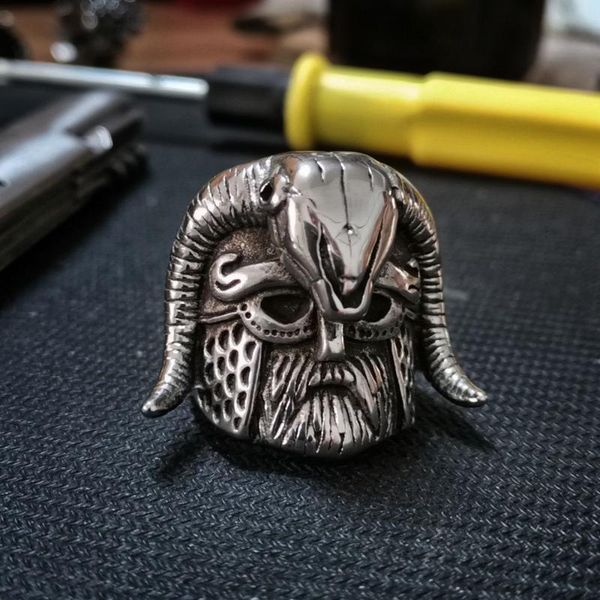 стальное кольцо eyhimd vintage nordic warrior нержавеющей viking шофара шлем черепа мужские кольца прохладный байкер ювелирные изделия, Golden;silver
стальное кольцо eyhimd vintage nordic warrior нержавеющей viking шофара шлем черепа мужские кольца прохладный байкер ювелирные изделия, Golden;silver