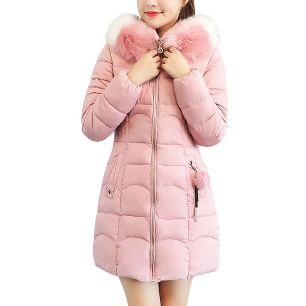 jacket womens women hooded solid outwear warm long fur cotton parka slim jacket coat winter coat women abrigo mujer, Black
jacket womens women hooded solid outwear warm long fur cotton parka slim jacket coat winter coat women abrigo mujer, Black