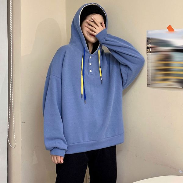 women fashion hooded sweatshirt long sleeve spring hoodies loose casual outwear solid with strawstring women pullovers 2020, Black
women fashion hooded sweatshirt long sleeve spring hoodies loose casual outwear solid with strawstring women pullovers 2020, Black