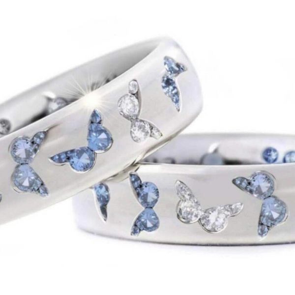 butterfly mix color zircon ring personality lovely wind ring butterfly ring jewelry gift for women and men, Silver
butterfly mix color zircon ring personality lovely wind ring butterfly ring jewelry gift for women and men, Silver