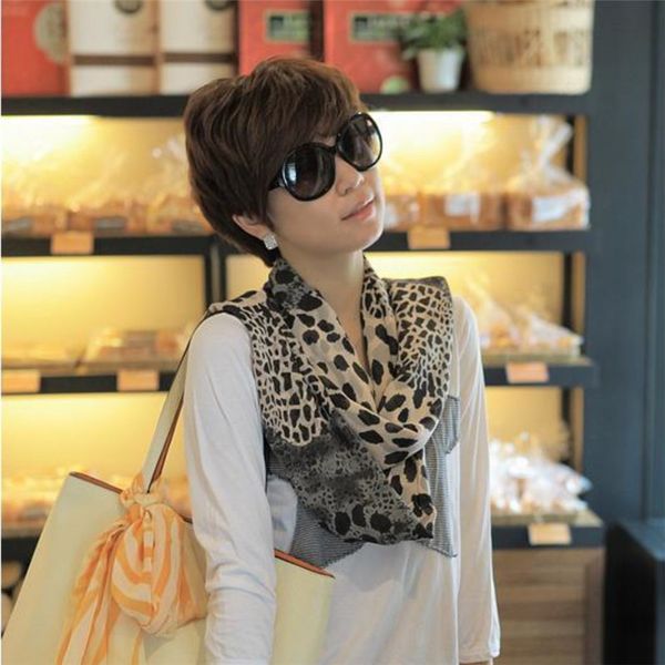 summer fashion chiffon leopard print silk scarf for women multi-purpose soft long wrap scarf mothers gifts 160*70, Blue;gray
summer fashion chiffon leopard print silk scarf for women multi-purpose soft long wrap scarf mothers gifts 160*70, Blue;gray