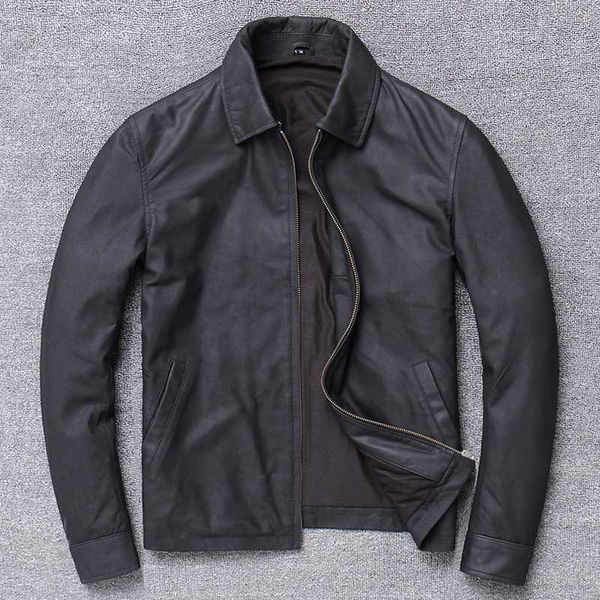 tcyeek streetwear 100% natural genuine leather jacket men autumn spring clothes 2020 moto biker real sheepskin coat jackets 1930, Black
tcyeek streetwear 100% natural genuine leather jacket men autumn spring clothes 2020 moto biker real sheepskin coat jackets 1930, Black