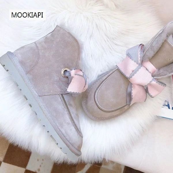2019 chinese women's shoes, real leather, 100% natural wool, lace up women's bread snow boots, delivery, Black
2019 chinese women's shoes, real leather, 100% natural wool, lace up women's bread snow boots, delivery, Black