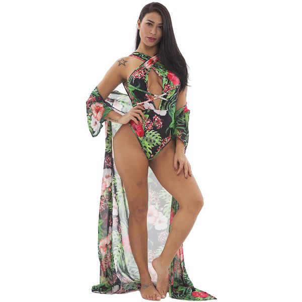 2019 new bikini tight-fitting women two piece set bandage tie dye two-wear summer set bodysuit and cardigan matching sets, White
2019 new bikini tight-fitting women two piece set bandage tie dye two-wear summer set bodysuit and cardigan matching sets, White