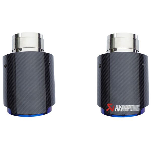 akrapovic car exhaust tail pipes twill glossy carbon muffler tip tail end universal stainless steel straight flange blue 101mm
akrapovic car exhaust tail pipes twill glossy carbon muffler tip tail end universal stainless steel straight flange blue 101mm