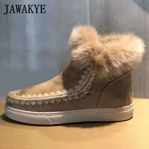 jawakye winter wool snow boots women black khaki fur flat shoes woman braided line fur winter shoes platform short boots
jawakye winter wool snow boots women black khaki fur flat shoes woman braided line fur winter shoes platform short boots