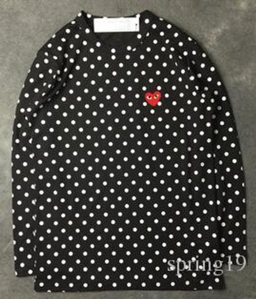 harajuku men women black red heart des play garcons cdg embroidery heart long sleeve stripe t-shirts embroidery red heart tee hoodies
harajuku men women black red heart des play garcons cdg embroidery heart long sleeve stripe t-shirts embroidery red heart tee hoodies