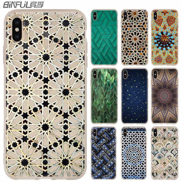 

morocco art phone cases luxury silicone soft cover for iphone xi r 2019 x xs max xr 6 6s 7 8 plus 5 4s se coque