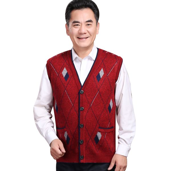 knitted cardigan sweater coat spring fall middle age father knitwear grandfather wear thick cashmere sweater women jumper, White;black
knitted cardigan sweater coat spring fall middle age father knitwear grandfather wear thick cashmere sweater women jumper, White;black