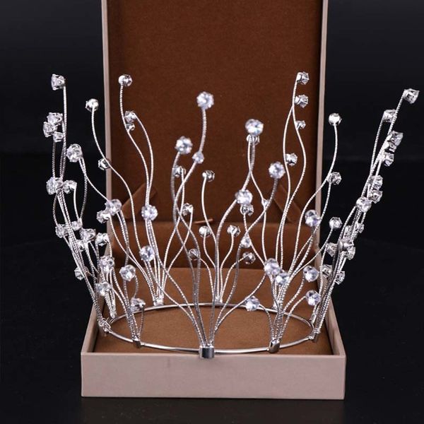 silver large full circle rhinestones crown diadem crysral tiaras de noiva headpiece hair jewelry wedding bridal hair accessories, Golden;white
silver large full circle rhinestones crown diadem crysral tiaras de noiva headpiece hair jewelry wedding bridal hair accessories, Golden;white
