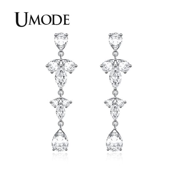 umode teardrop unique vintage earrings statement long crystal water drop earrings for women brides jewelry accessories ue0492, Silver
umode teardrop unique vintage earrings statement long crystal water drop earrings for women brides jewelry accessories ue0492, Silver