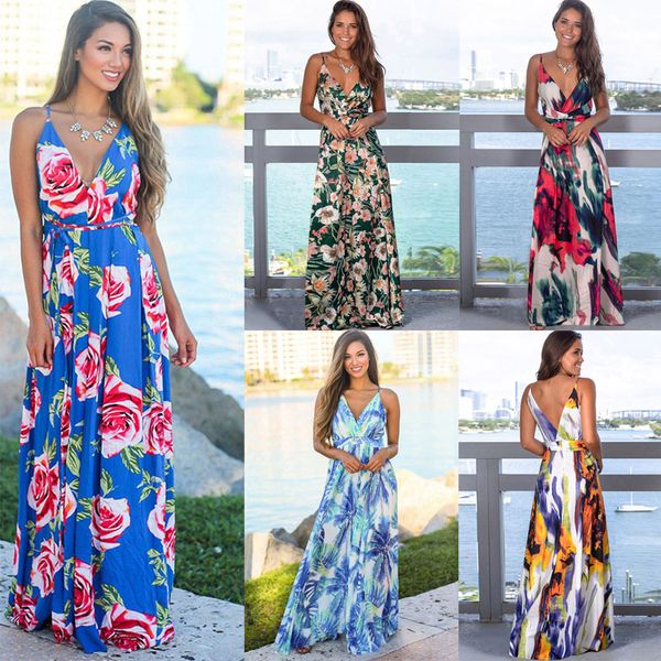 womens boho floral dress 15 colors bohemian beach dresses lady printed ladies backless v-neck flower long dress s-2xl 060331, White
womens boho floral dress 15 colors bohemian beach dresses lady printed ladies backless v-neck flower long dress s-2xl 060331, White