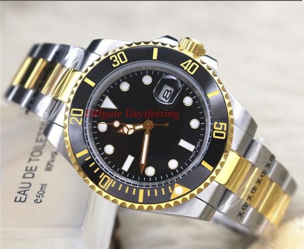 luxury mens watch with box classic 40mm ceramic bezel blue black dial 116613 116613lb asia 2813 mechanical automatic men watch, Slivery;brown
luxury mens watch with box classic 40mm ceramic bezel blue black dial 116613 116613lb asia 2813 mechanical automatic men watch, Slivery;brown