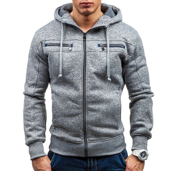men fashion hip hop pocket zip up hooded sweatshirt jacket male casual long sleeve knitted sport sweatshirt coat outwear, Black
men fashion hip hop pocket zip up hooded sweatshirt jacket male casual long sleeve knitted sport sweatshirt coat outwear, Black