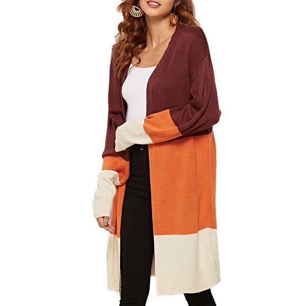 multicolor cardigans knitted sweaters women autumn modish thin striped sweater cotton long streetwear coat female plus size 2xl, White
multicolor cardigans knitted sweaters women autumn modish thin striped sweater cotton long streetwear coat female plus size 2xl, White