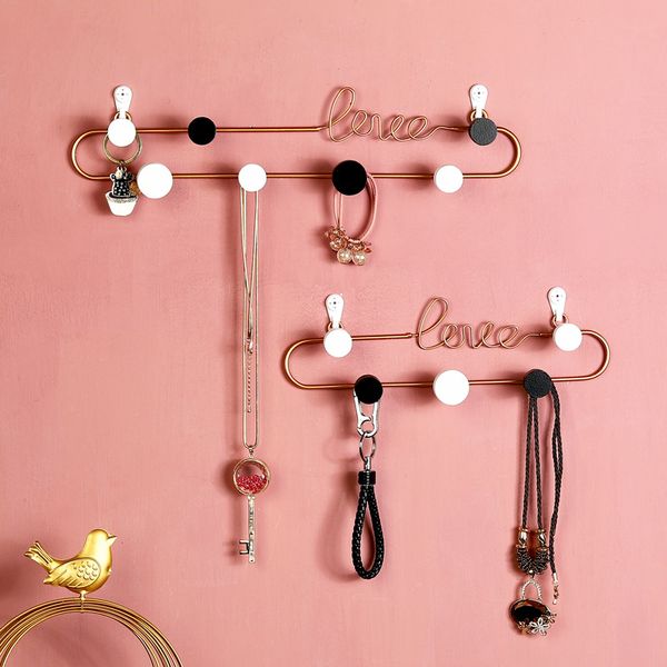 wholesale creative letter wall decoration metal hook living room bedroom door back hat-and-coat hook key row
wholesale creative letter wall decoration metal hook living room bedroom door back hat-and-coat hook key row