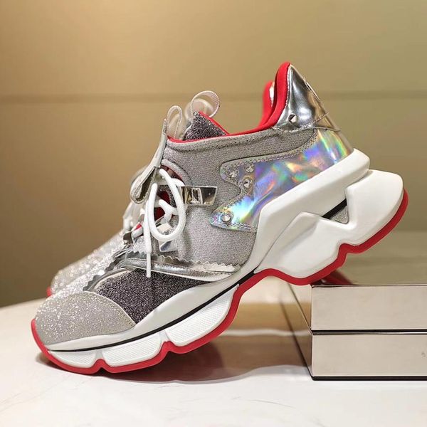 summer and autumn new color matching laser sequins red shoes women's mesh breathable increased couple sports shoes rubber sole, non-sli
summer and autumn new color matching laser sequins red shoes women's mesh breathable increased couple sports shoes rubber sole, non-sli