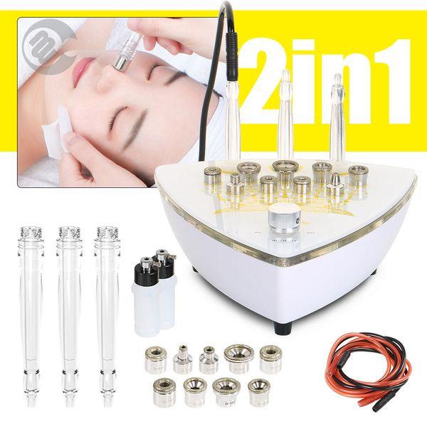 2in1 diamond dermabrasion vacuum suction facial cleasning machine spray sprayer skin care facial lifting beauty devices