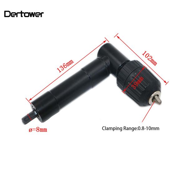 90 degree right angle cordless drill attachment with keyless chuck holder black plastic head 3 hex handle
90 degree right angle cordless drill attachment with keyless chuck holder black plastic head 3 hex handle