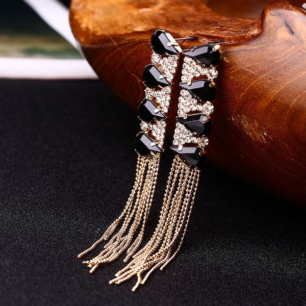 overlength tassels exaggeration earrings multicolor earrings eardrop optional, Golden
overlength tassels exaggeration earrings multicolor earrings eardrop optional, Golden